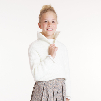 جاكيت مُبطن مقاوم للماء، أزرق الداكن، للفتيات